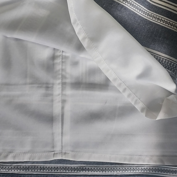 Loft, size 12 gray & cream, casual cotton skirt - Picture 5 of 8